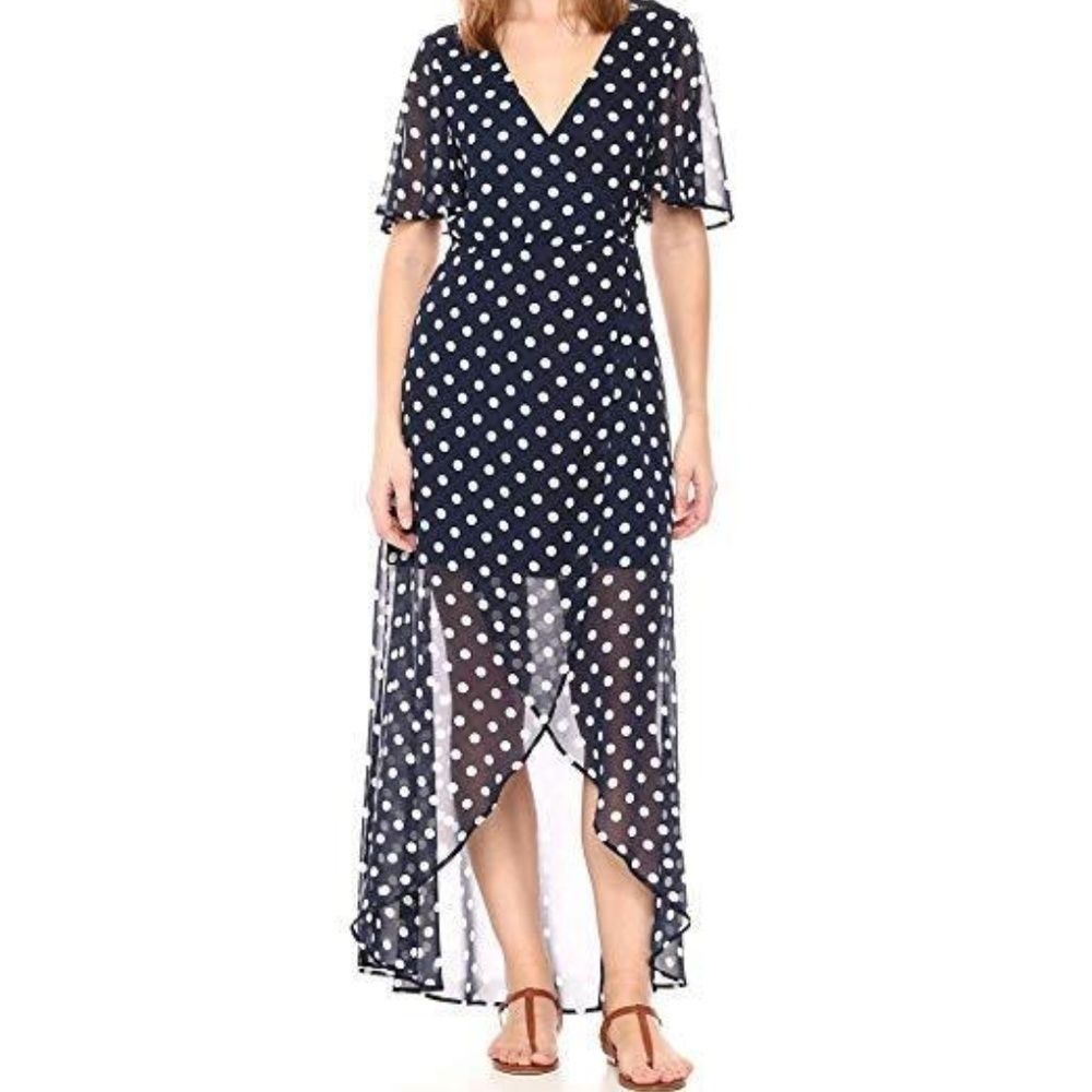 Show Me Your Mumu Dippin Dot Marianne Wrap Dress